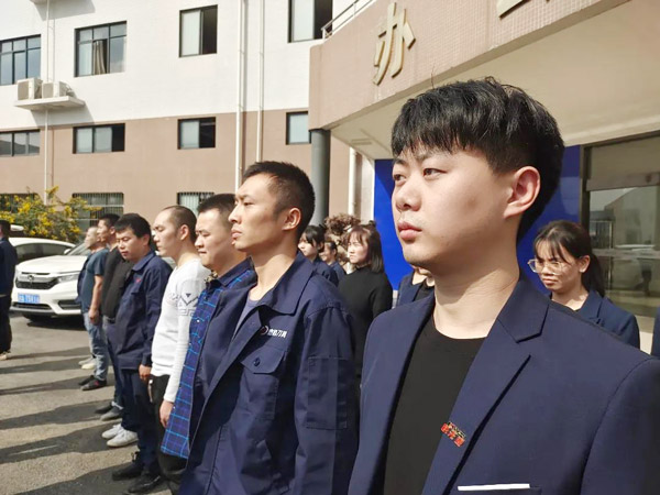 2021 autumn new employee military training in Chengdu Yibai Technology Co., Ltd.