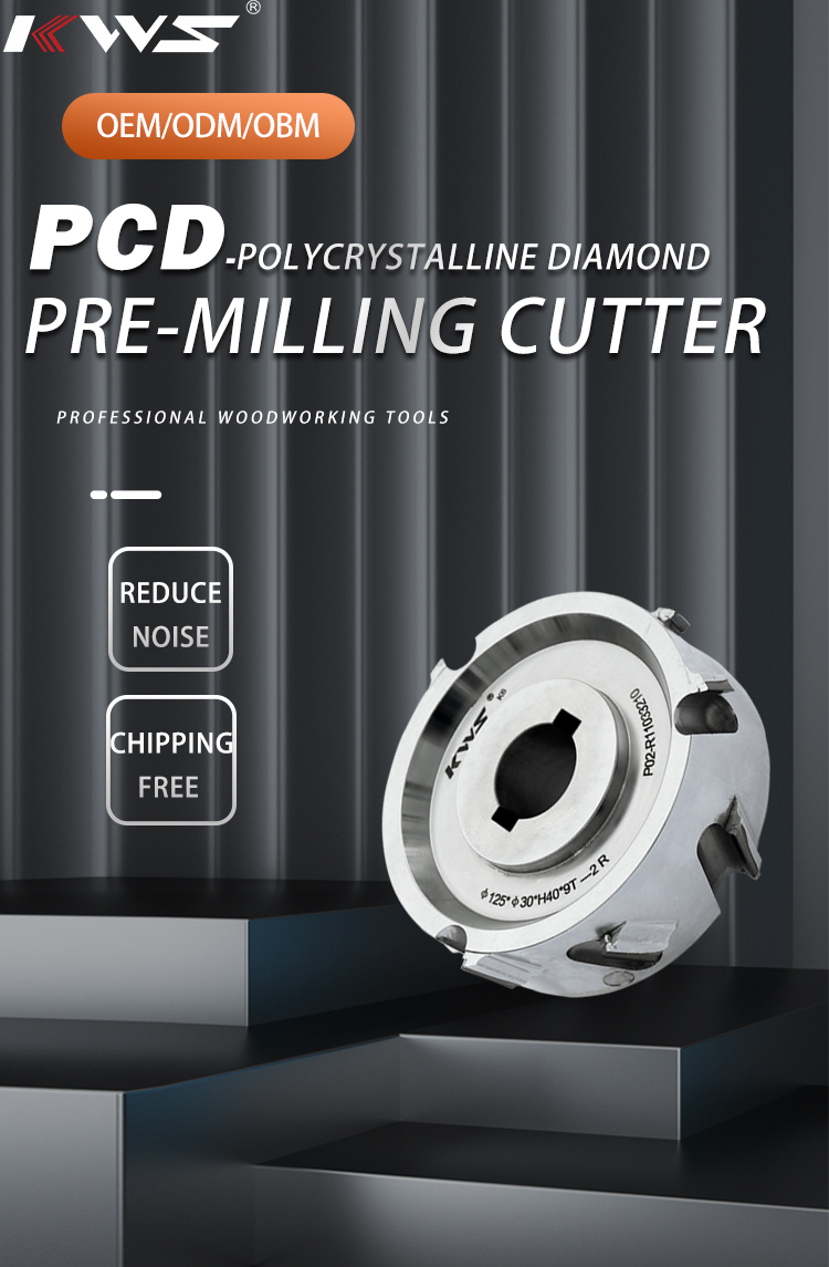 Under what circumstances does the diamond pre-milling cutter need to be sharpened?cid=24