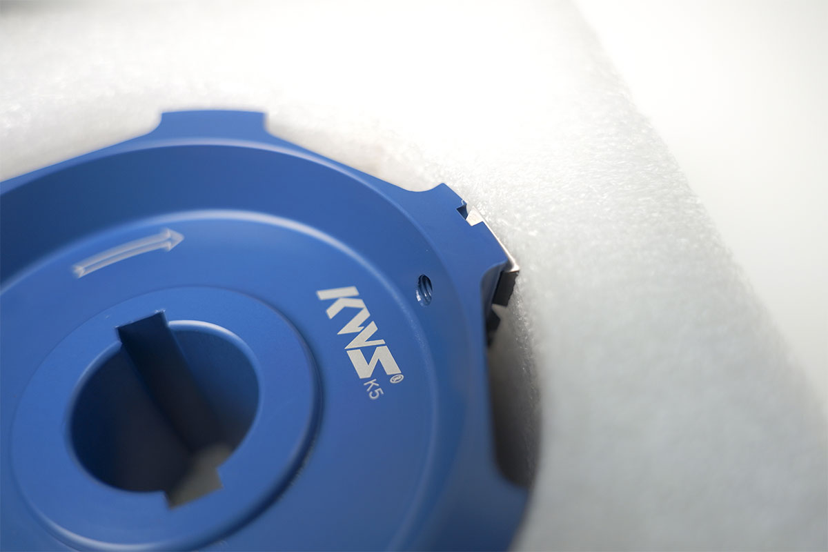 KWS 125x30xH65x18T PCD Pre-milling Cutter with Replaceable Teeth