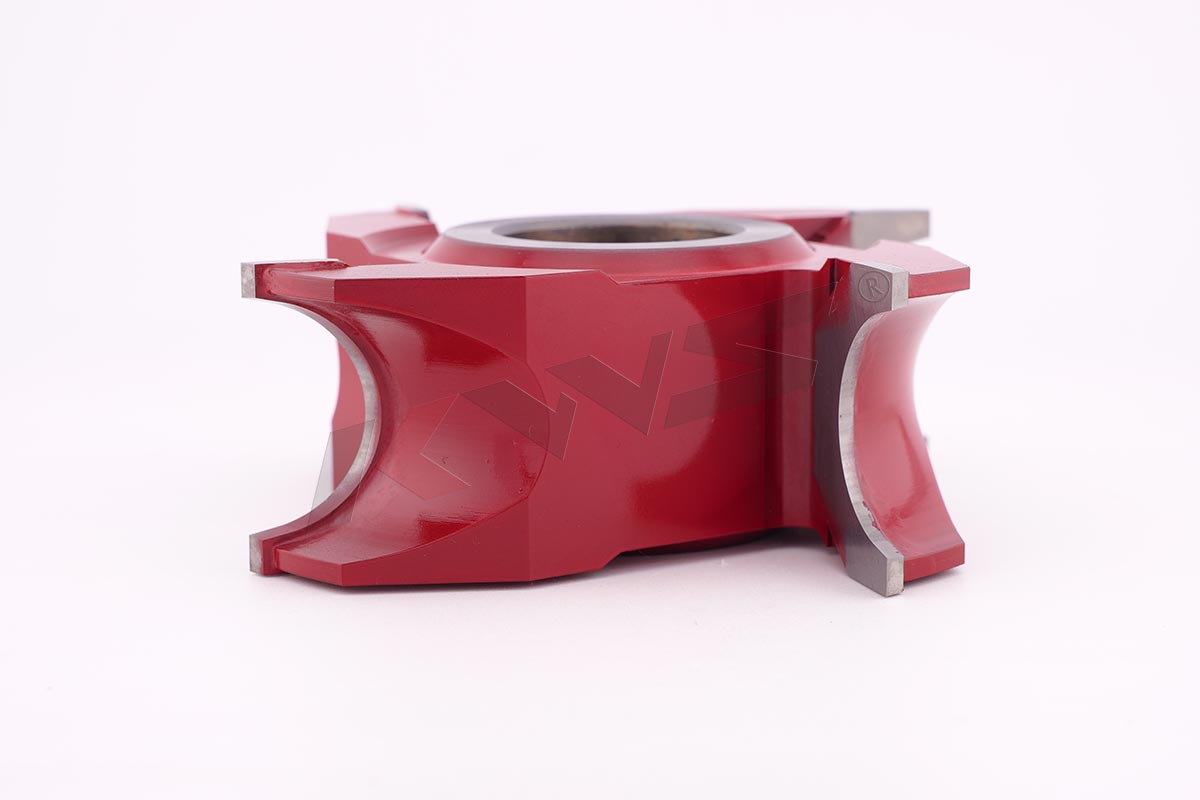 KWS 90x35xR15x4T Half Round Cutter for Vertical Milling Machine Four-side Moulder