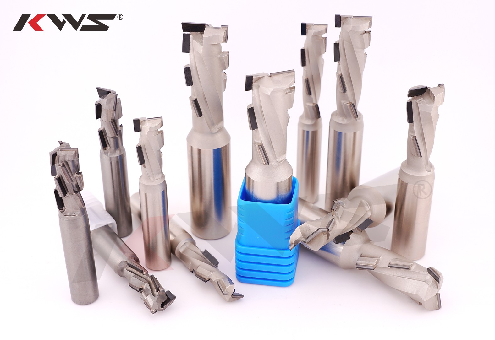 KWS 12*12*25*75 8TZ(2 2)15° Diamond Shank Router Cutter for Nesting