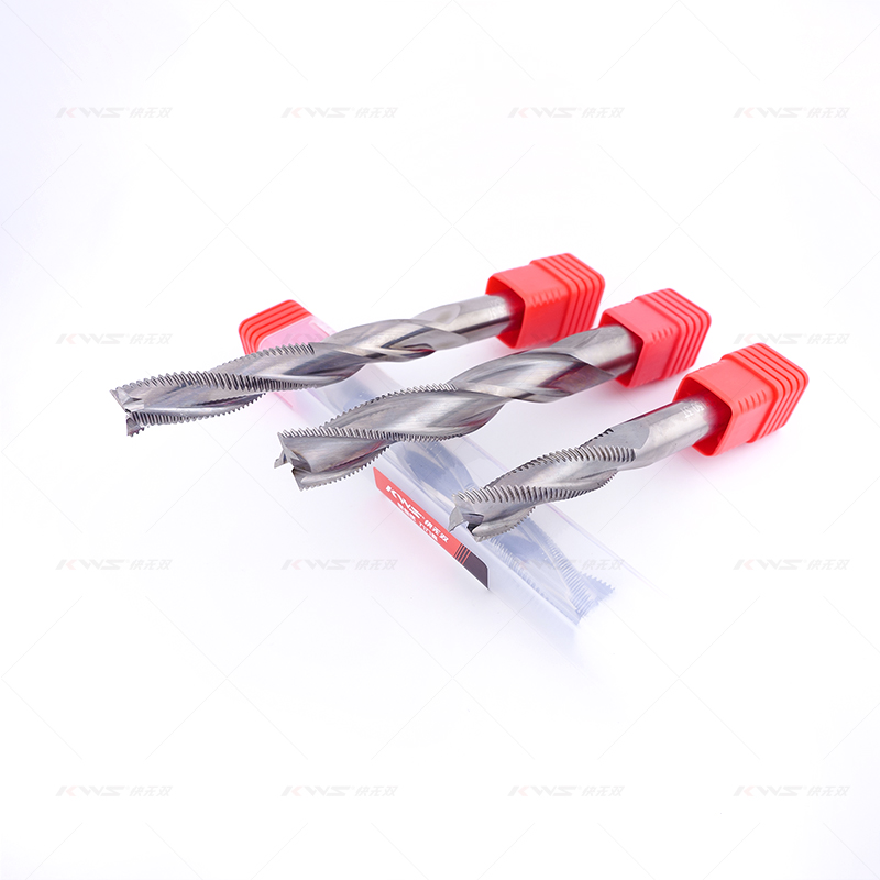 KWS Solid Carbide Spiral Milling Cutter for Door Lock Holes
