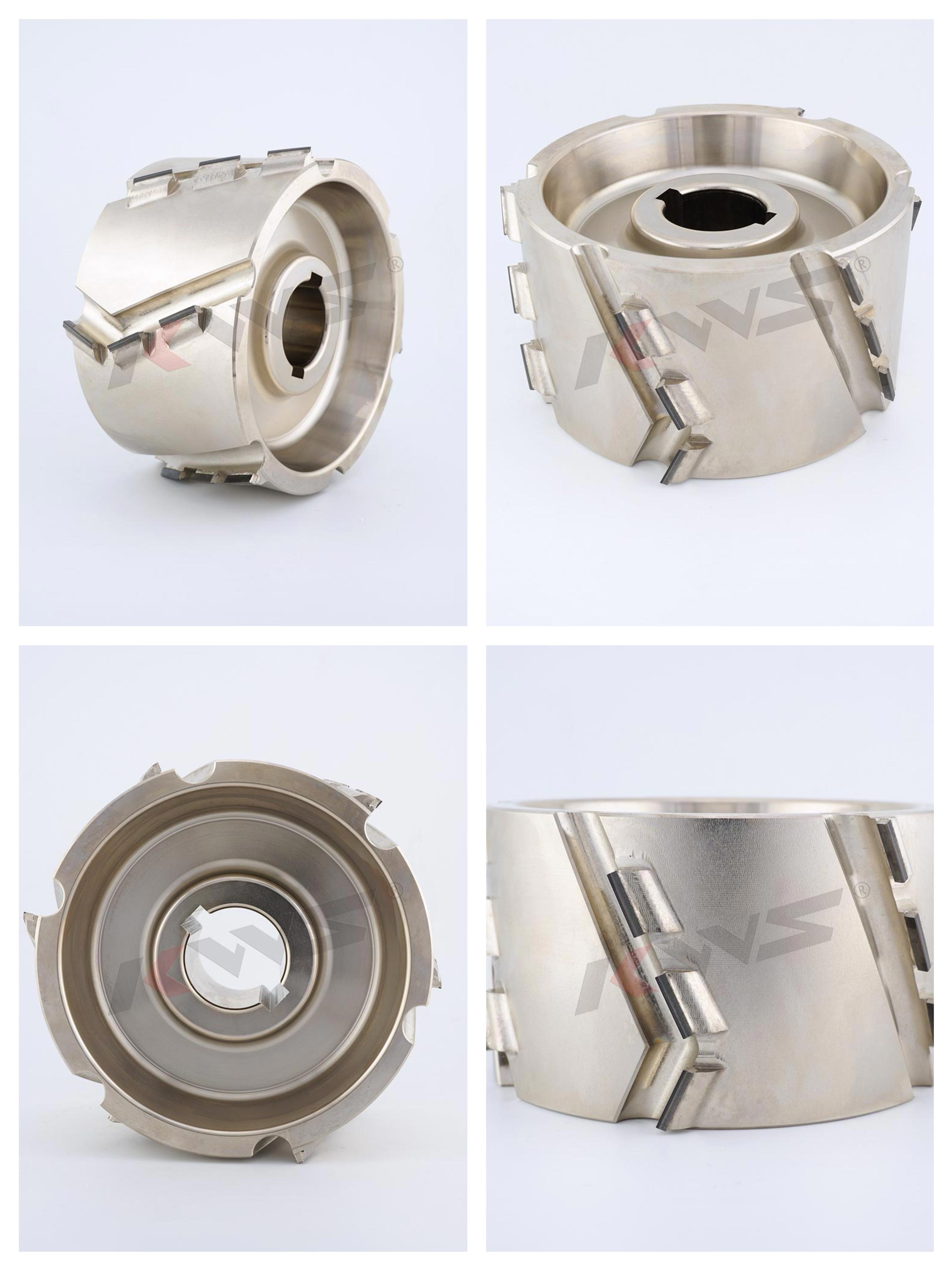 KWS K6 125x30xH65x18T PCD Pre-milling Cutter for Edge Banding Machine