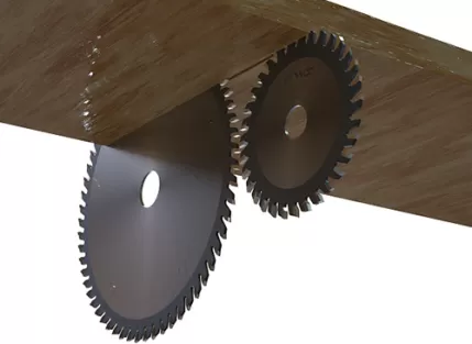 How to reduce the noise of saw blade cutting