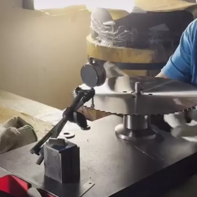 Why do saw blades need to be leveled twice