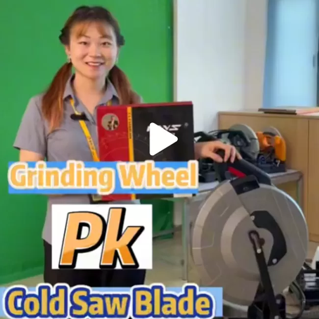 Grinding wheel PK cold saw blade