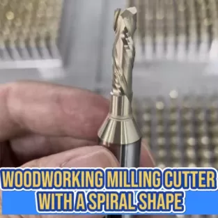 KWS woodworking milling cutter with a spiral shape