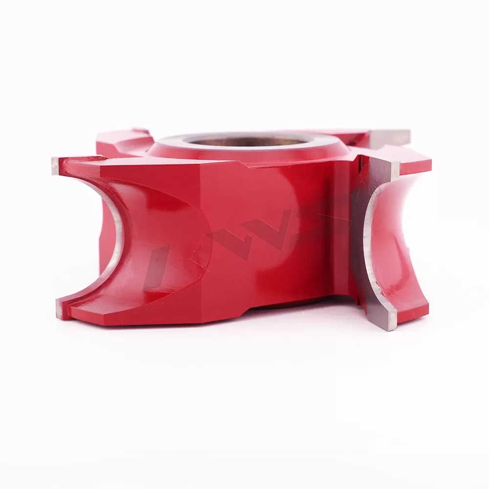 KWS 90x35xR15x4T Half Round Cutter for Vertical Milling Machine Four-side Moulder