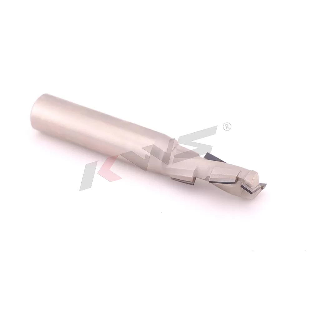 KWS 12x12x25x75 5TZ（1+1）15° Diamond Shank Router Cutter for Nesting