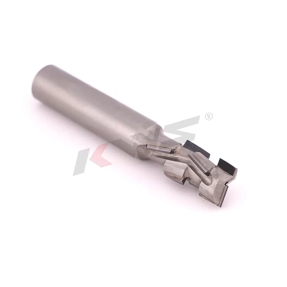KWS 12*12*25*75 8TZ(2+2)15° Diamond Shank Router Cutter for Nesting