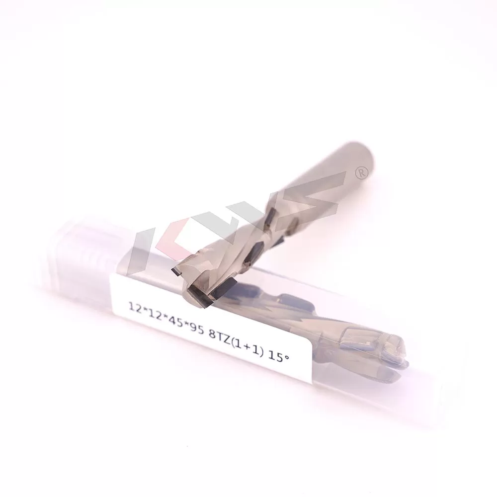 KWS 12x12x45x95 8T Z(1+1) 15° Diamond Shank Router Cutter for Nesting