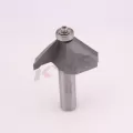 KWS Carbide Tipped 45° 1/2x1 Chamfer Router Bit for Edge Forming