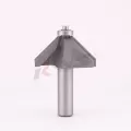 KWS Carbide Tipped 45° 1/2x1 Chamfer Router Bit for Edge Forming