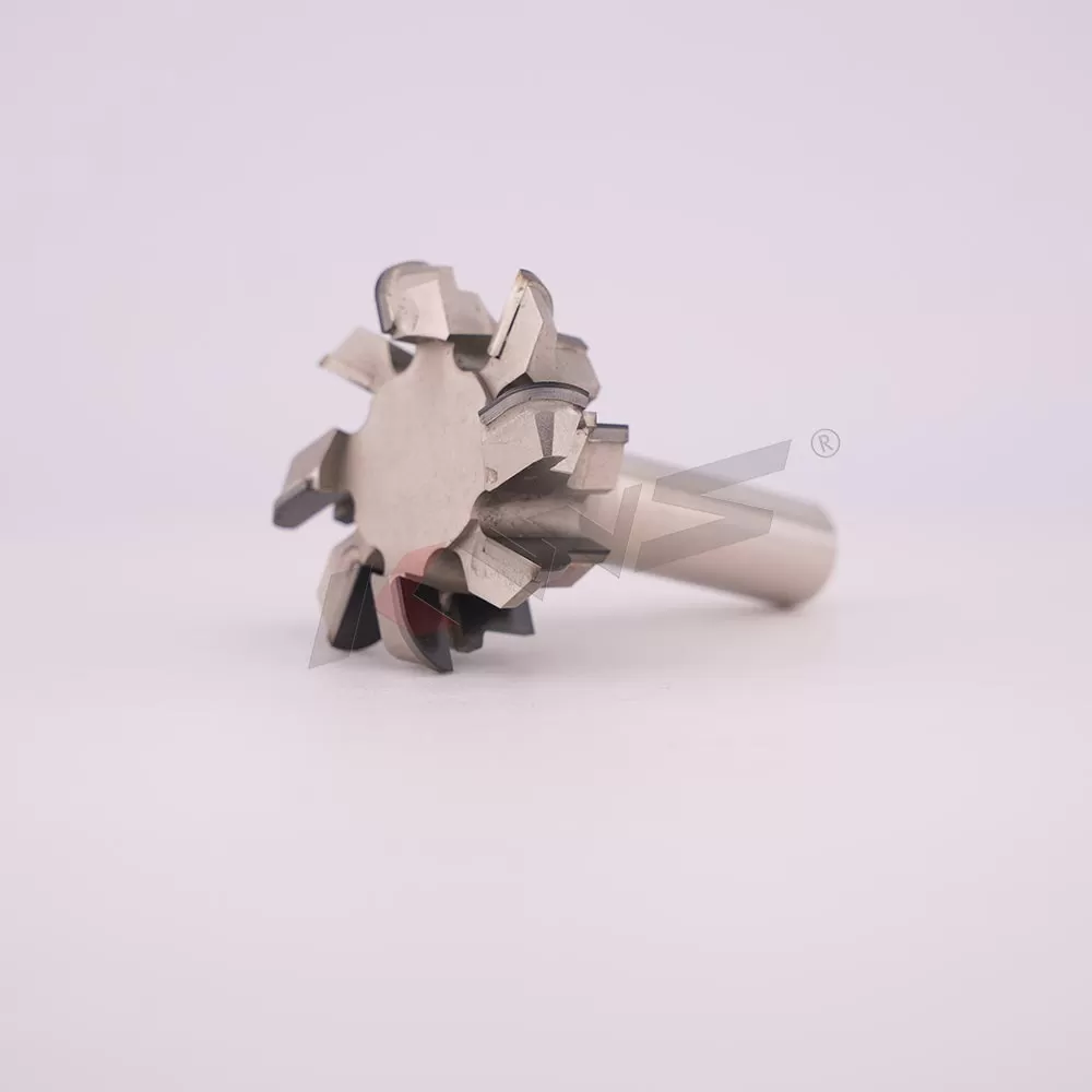 KWS 1/2x45xH18xZ4+4 R5.5 R PCD router bit for milling the handleless door