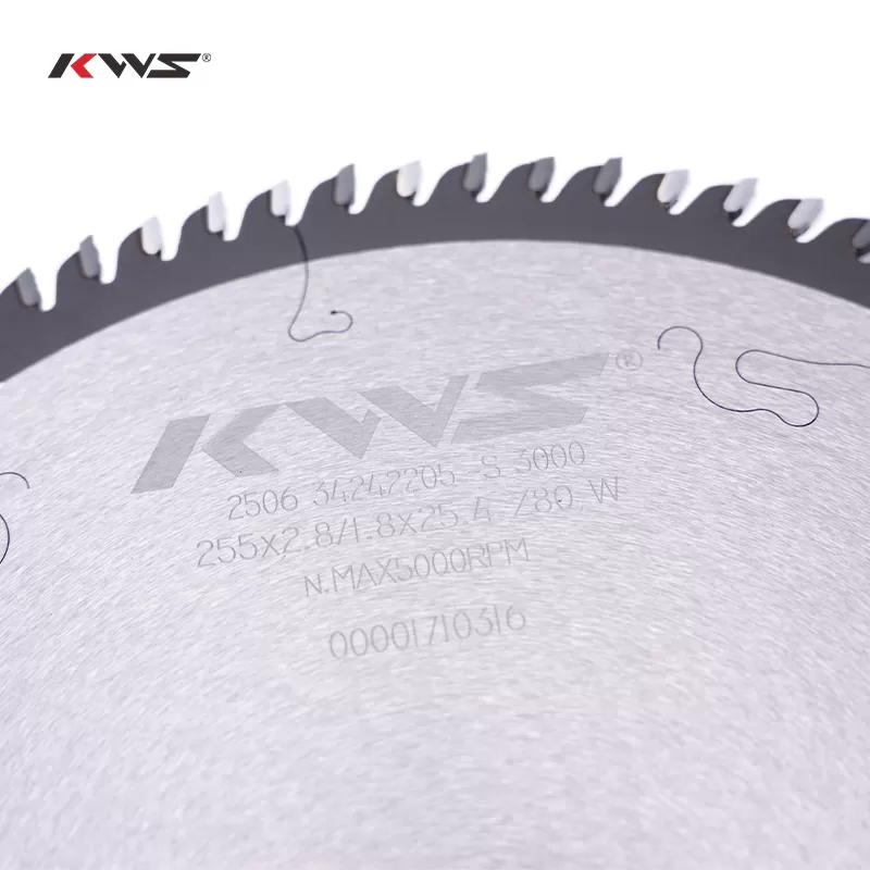 KWS 255x25.4x2.8-1.8x80T W Universal Saw Blade for Table Saw