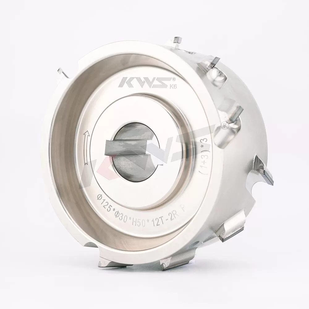 KWS K6 125x30xH50x12T 2R P【(1+3)x3】 PCD Pre-milling Cutter for Edge Banding Machine
