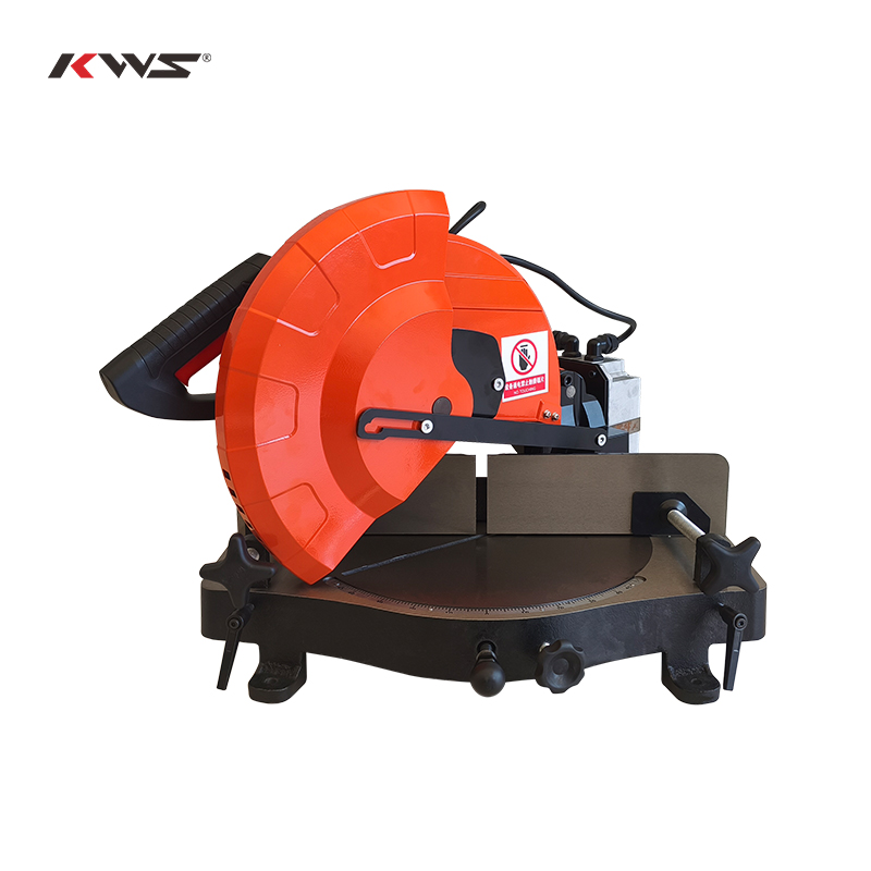 KWS 14-Inch Adjustable Chop Saw for Iron & Steel Cutting with 45° Angle