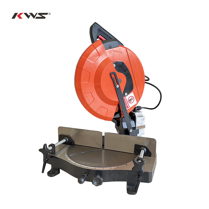 KWS 14-Inch Adjustable Chop Saw for Iron & Steel Cutting with 45° Angle
