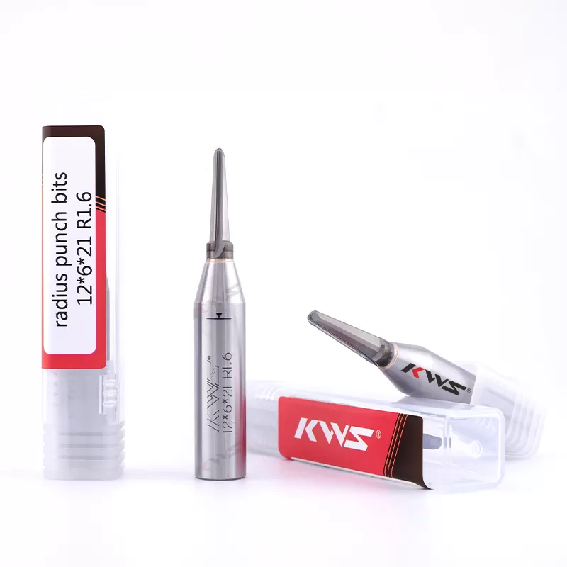 KWS V-Shaped Round Bottom Router Bit for Curved Wood Grille Grooving