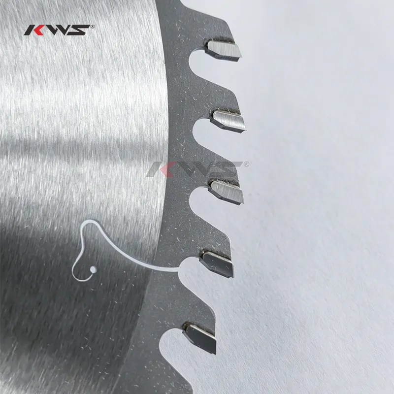 KWS U Tooth Industrial TCT Universal Circular Saw Blade for Table Saw Machine | Wood Cutting Blade for MDF, Plywood, Melamine Board & Solid Wood for Furniture Manufacturing