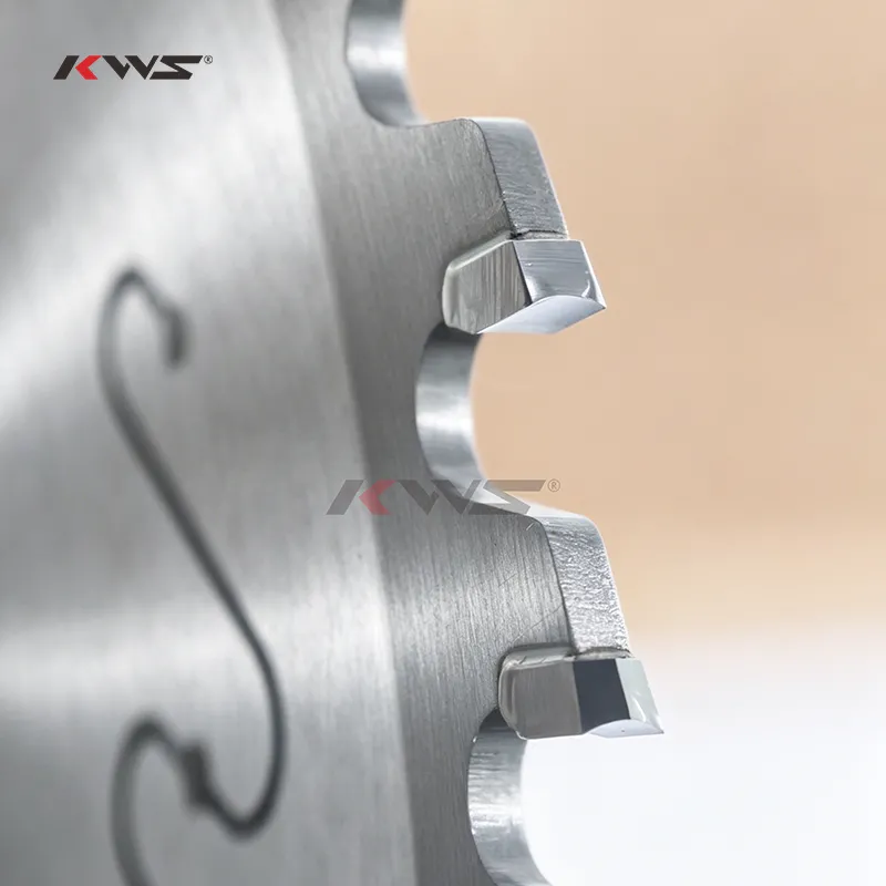 KWS U Tooth Industrial TCT Universal Circular Saw Blade for Table Saw Machine | Wood Cutting Blade for MDF, Plywood, Melamine Board & Solid Wood for Furniture Manufacturing