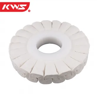 KWS KDT Edgebanding Machine Polishing Wheel S-Type Cotton Sisal Plastic Core Polishing Wheel