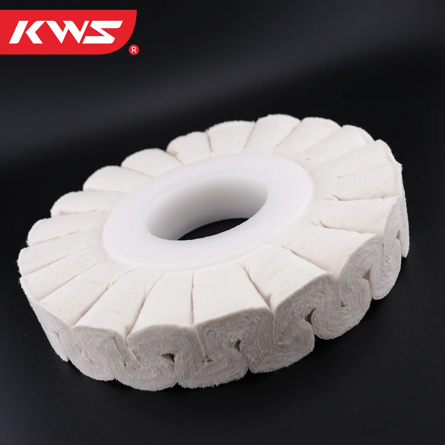KWS KDT Edgebanding Machine Polishing Wheel S-Type Cotton Sisal Plastic Core Polishing Wheel