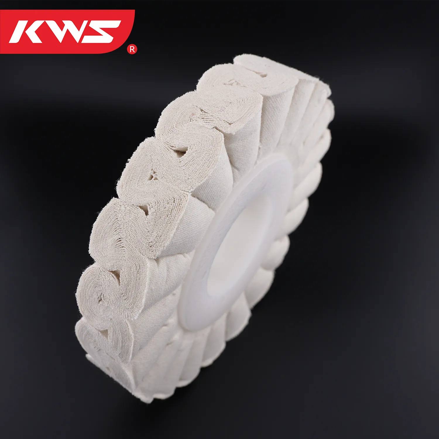 KWS KDT Edgebanding Machine Polishing Wheel S-Type Cotton Sisal Plastic Core Polishing Wheel