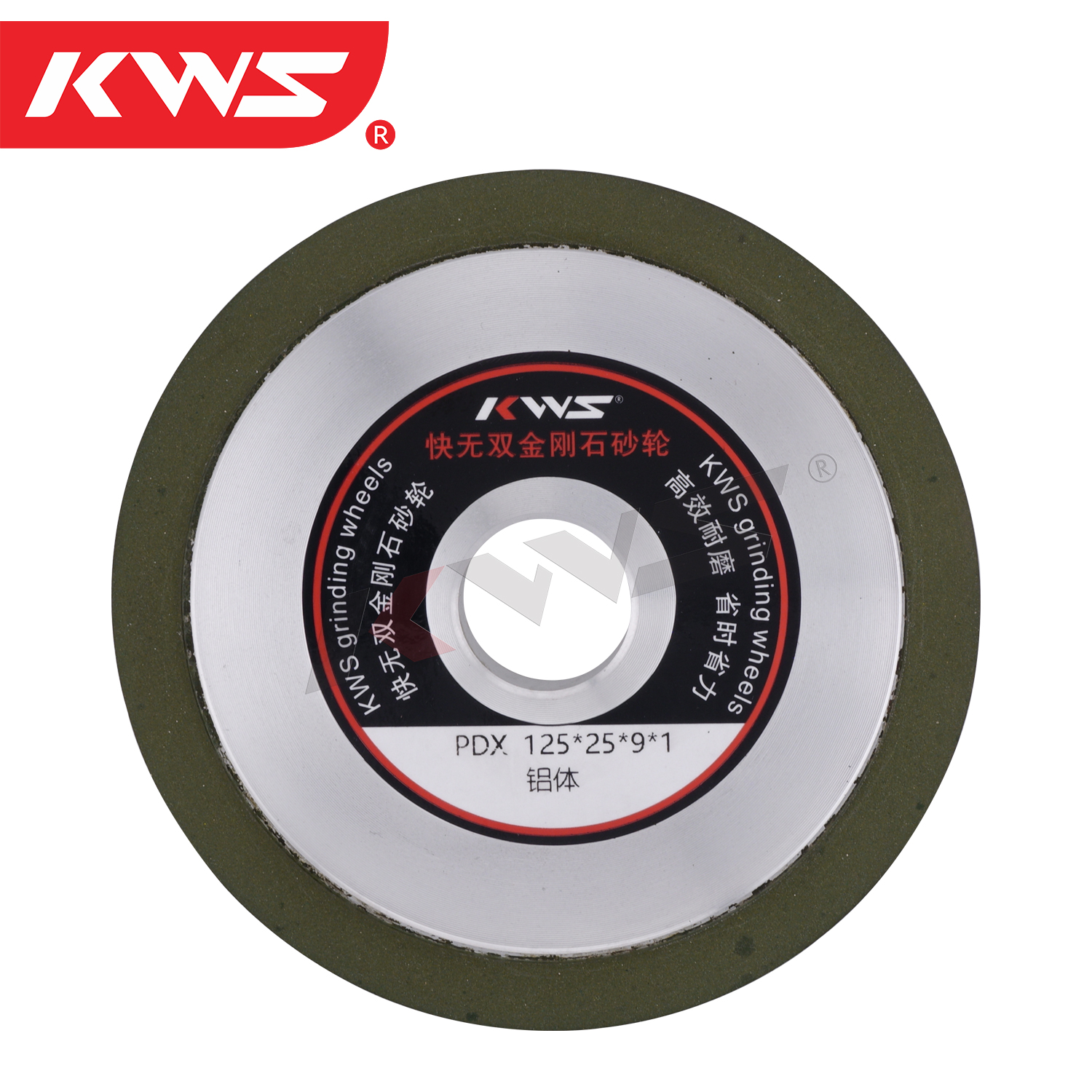 KWS 125x25x9x1 Diamond Grinding Wheel for PCD Saw Blade Sharpening and Regrinding